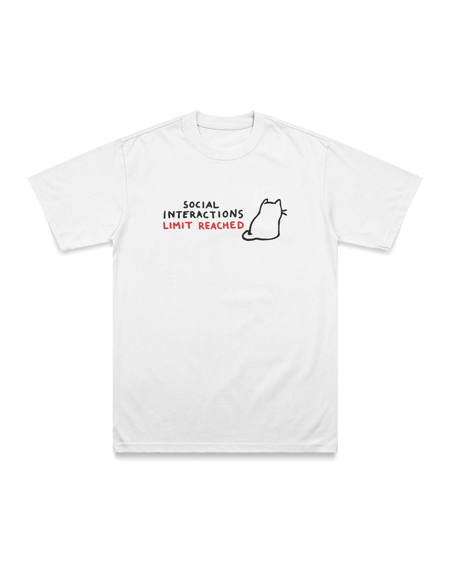 Social interactions : limit reached T-shirt