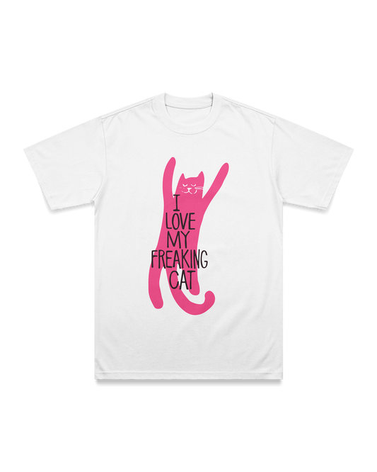 I love my freaking cat T-shirt