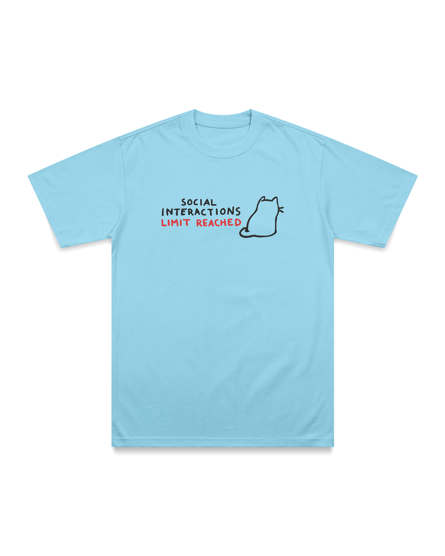 Social interactions : limit reached T-shirt