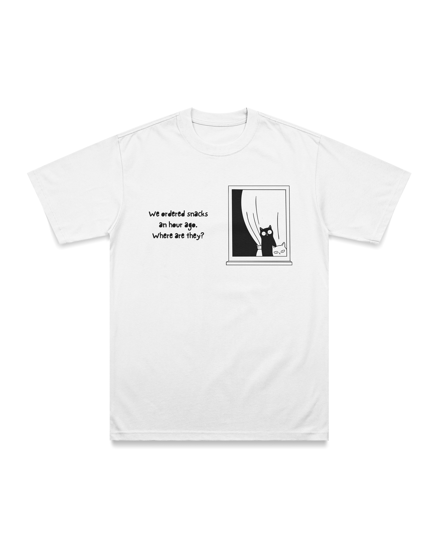 We ordered snacks one hour ago T-shirt