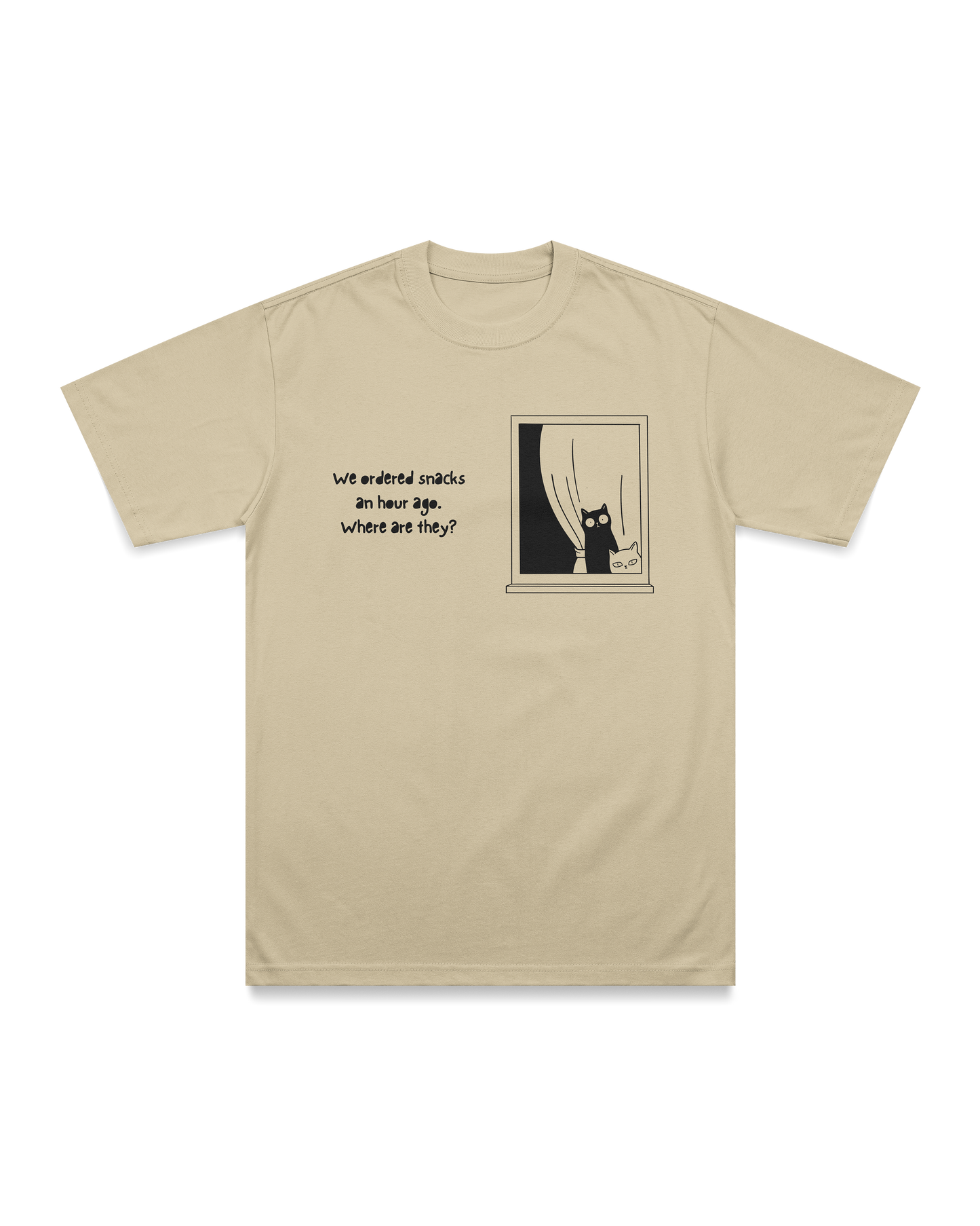 We ordered snacks one hour ago T-shirt