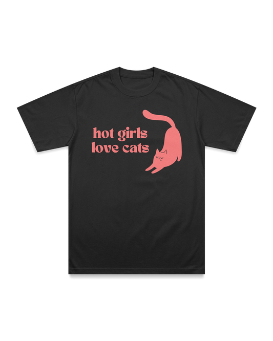 Hot girls love cats T-shirt