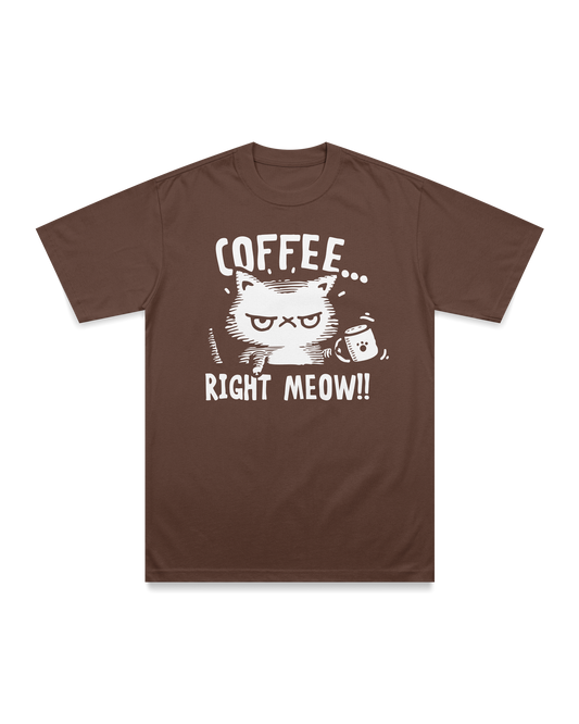 Coffee... Right Meow !! T-shirt